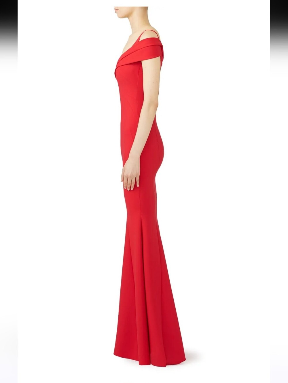 Chiara Boni La Petite Robe Red Tally Gown L - Picture 4 of 6